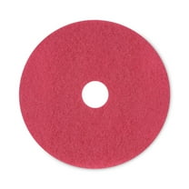 Boardwalk Standard Buffing Floor Pads 17" Diameter Red 5/Carton 4017RED