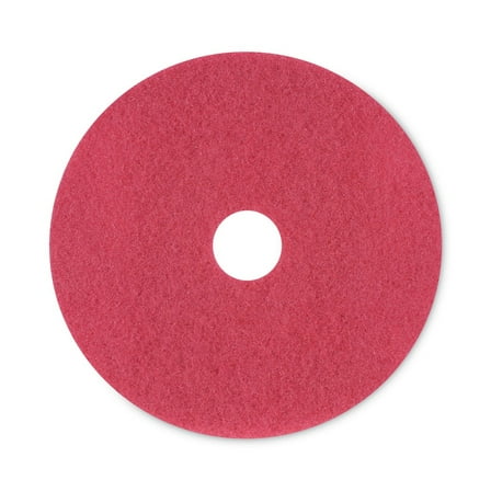 Boardwalk Standard Buffing Floor Pads 17" Diameter Red 5/Carton 4017RED