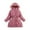 Watermelon Red, variant on Baby Boys Winter Coat,Baby Boys Puffer Coat Mid-length Hooded Jacket Zipper Windproof Jacket Outwear For Kids Boys Winter Jacket
