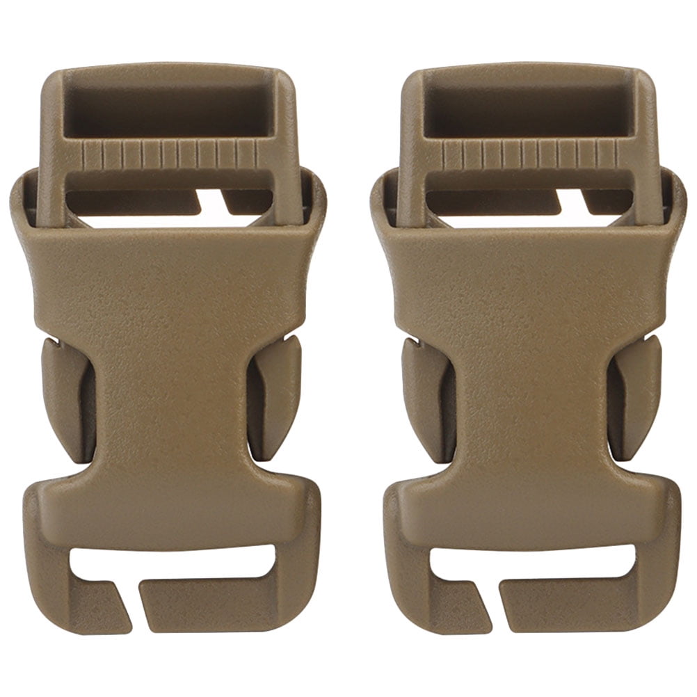 2Pcs Side Release Buckles Detachable Plastic Buckle Clips Backpack Belt  Replacement Buckle 