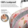 thumbnail image 5 of Lunch Bag Lunch Box for Women Reusable Insulated Lunch Bags,Water-Resistant Fruits Strawberry Pattern Cooler Lunch Tote Bag, Large Capacity for Work Travel Picnic, 5 of 6