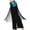Green, variant on Qulqfy Black Skirts for Women Sparkly Mini Sequin Mermaid Dance Fringe Fall Short Skirt Women's Skirts