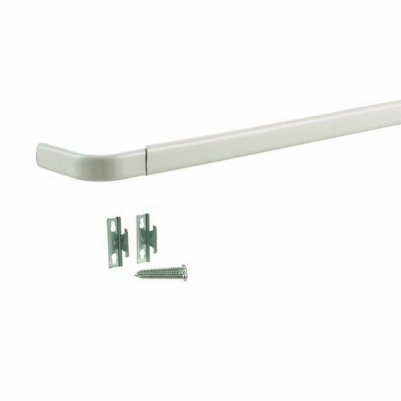 Kenney Manufacturing Heavy Duty Curtain Rod White - 27 to 48 in.