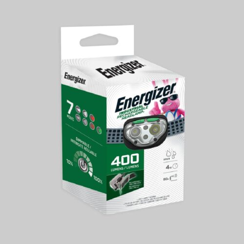 ENERGIZER INDUSTRIAL RECHARGEABLE VISION ULTRA HEADLAMP 400 LUMENS