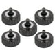 thumbnail image 1 of Piezas de Repuesto de corona de reloj, accesorios de repuesto de cabeza de reloj de corona de acero negro para reloj mecánico de cuarzo, 5 uds., 6,5mm/0,26 pulgadas, 1 of 5