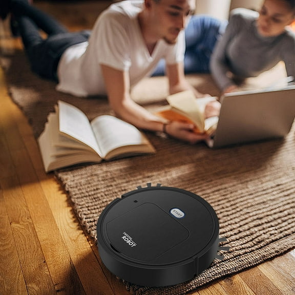 HOZVOMI Intelligent Sweeping Robot Vacuum Cleaner, 4-in-1 with Auto Water Tank, Damp Mopping & Pet Hair Removal