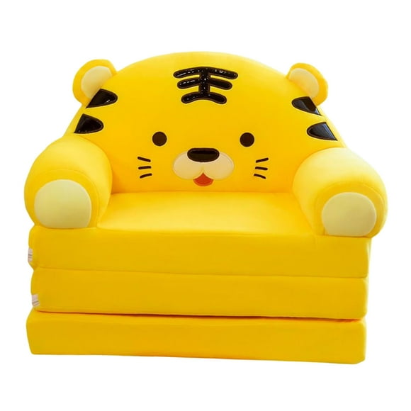 Toddlers Foldable Sofa Chair Cover Couch Seat Cover Durable Furniture Protector Washable For Playing Room Living Room Bedroom Home Decor , Yellow