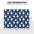 thumbnail image 3 of Microfiber Drying Mat, Cute Snowman Blue Background Dish Drying Mat for Kitchen Counter, 18 x 24 inches, 3 of 9
