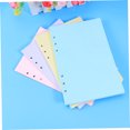 thumbnail image 3 of MERRYHAPY 4 Pcs Ruled Notebook Paper Loose Leaf Paper Assorted Color For Students A5 Size, 3 of 8