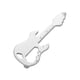 thumbnail image 1 of Toystoory Herramienta multifuncional con forma de guitarra, llave abrelatas práctica con llavero de reparación de escala, dispositivo de Type5 NO5, 1 of 6
