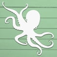 thumbnail image 2 of Outdoor Octopus Wall Art – PVC Coastal Beach House Decoration – Octopus Sign – Weatherproof Nautical Wall Hanging – Ocean-Inspired Home Decor, 3 Foot, 2 of 12