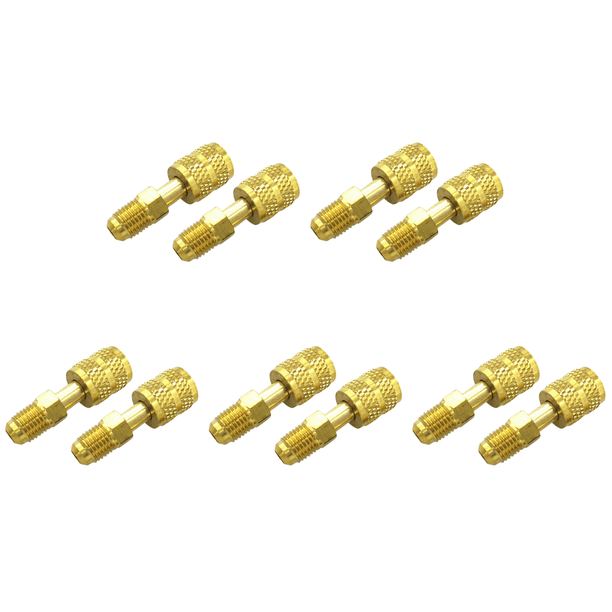 Adaptador de CA para refrigerante 5/16 SAE acoplador rápido para sistema de válvula R410 R32 R22 2 uds.