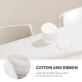 thumbnail image 2 of Miangastore Tampons de Coton Réutilisables Houppettes en Coton Blanches Lot de 10 2.4x2.4x0.35 Po, 2 of 8