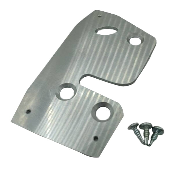 Placa de Y Reparación de Pestillo de Aluminio para Puerta Del Conductor 1994-2001 Sunnimix Placa del pestillo de la puerta del conductor