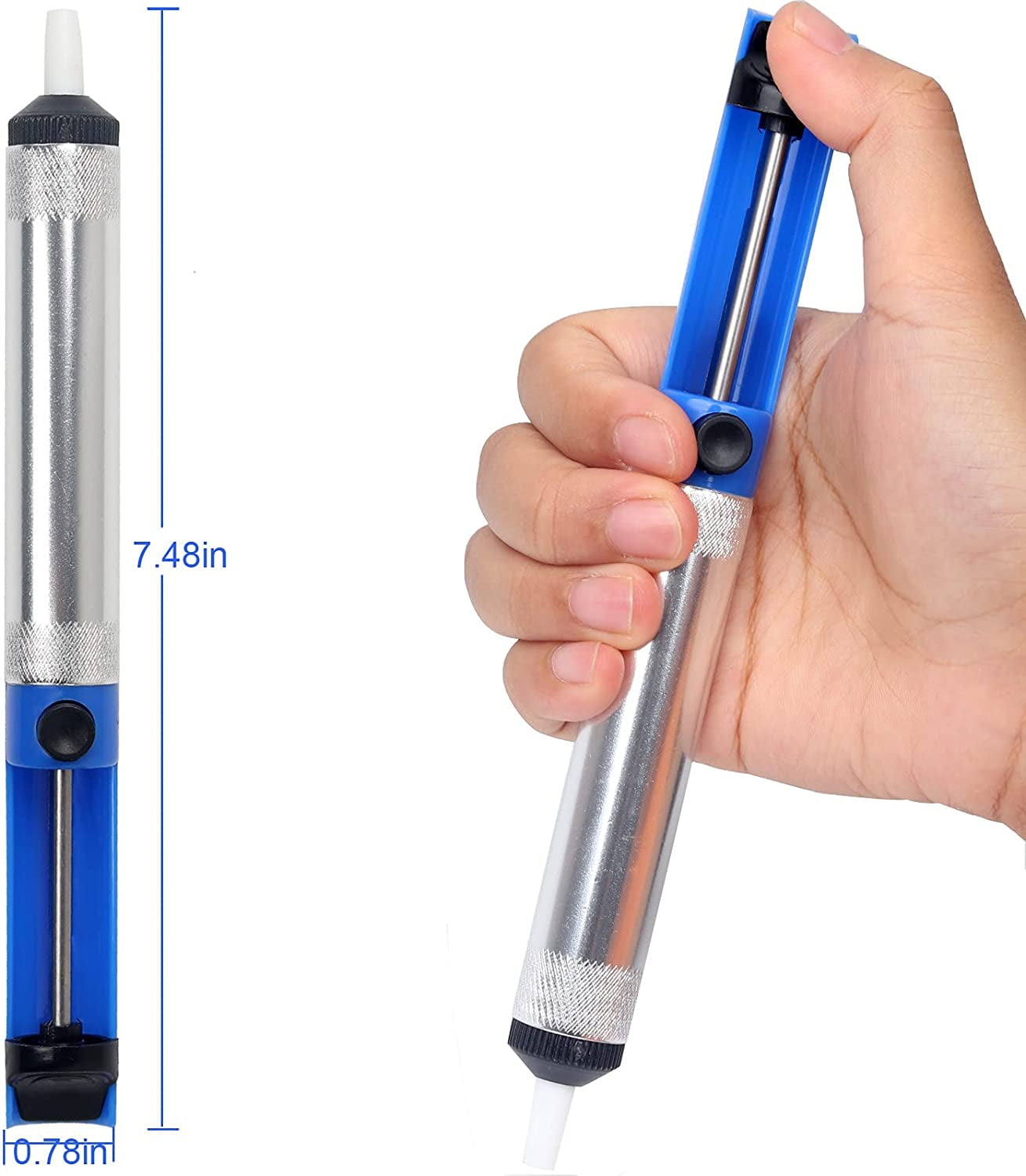 Desoldering Solder Sucker Aluminum Soldering Iron Suction Removal Tool