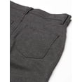 thumbnail image 5 of Gloria Vanderbilt Women's Amanda Ponte Knit Pant Size: 10, Color: Heather Grey, 5 of 5