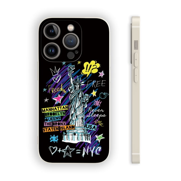 ¡Combine moda y funcionalidad con esta elegante y divertida funda para teléfono con diseño de dibujos animados!