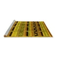 thumbnail image 2 of Ahgly Company Machine Washable Indoor Rectangle Oriental Yellow Industrial Area Rugs, 2' x 4', 2 of 4