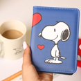 thumbnail image 2 of Peanuts Snoopy Blue Heart Woodstock Passport Holder, 2 of 5
