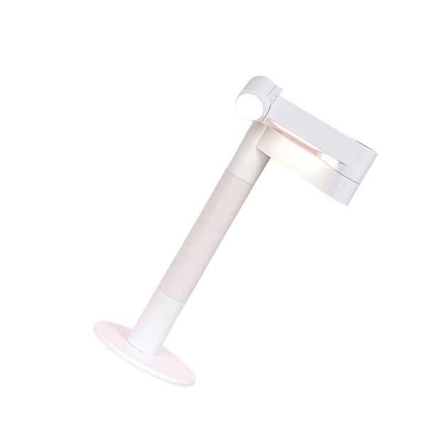 Wosthever Lámpara de lectura de escritorio, regulable, para estudiar, trabajar, giratoria, luz nocturna, protección de ojos, herramienta de Iluminación y accesorios Blanco Wosthever HA064919-01B