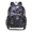 Dark Violet Garden, variant on Large Clear PVC Backpack Heavy Duty See Through Backpack for Adults Work Travel, Blue Pink-bows Printed 12L