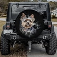 thumbnail image 2 of Lotusprinthandmade Yorkshire Terrier Dog Spare Tire Cover Without Backup Camera Hole 6 Sizes (29 in.), Gifts for Dog Mom, Dog Dad, 2 of 6