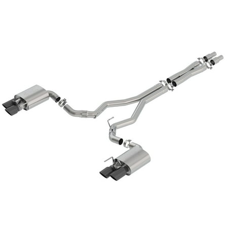 Borla 140743BC Cat-Back Dual Split Rear Exit Exhaust System Kit