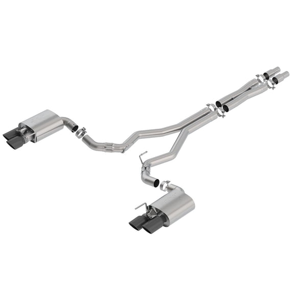 Borla 140743BC Cat-Back Dual Split Rear Exit Exhaust System Kit