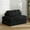 Black, variant on TEQIN Folding Sofa Bed,Convertible Sleeper Chair with Back Support & Pillow, Foldable Floor Couch with High-Density Foam,Boneless Futon Mattress for Living Room Bedroom Apartment Guest, Single