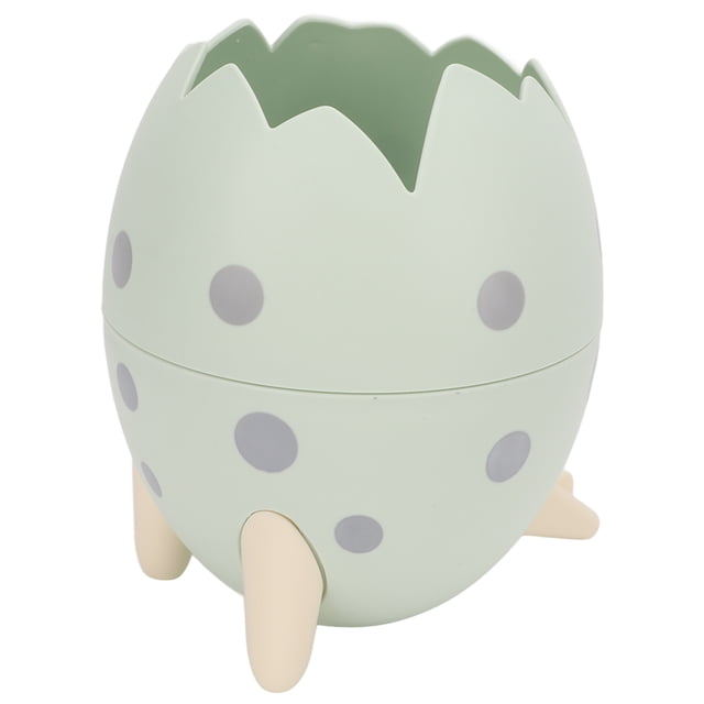 Dinosaur Egg Pencil Holder Space Saving Opening Design Detachable Structure PP Dinosaur Egg Shape Storage Box For Home