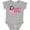 AC-Heather Grey, variant on Inktastic Grammy's Little Princess Girls Baby Bodysuit