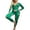 Green, variant on Rdhnmea Women Christmas  one-piece  V Neck Bodycon One Piece Pajamas Christmas Cartoon Printed Jumpsuit Bodysuit Sleepwear