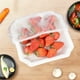 thumbnail image 5 of Paquete de 100 Fundas Elásticas de Polietileno para Alimentos, Bolsas de Almacenamiento de Frescos, para Proteger la Frescura de las Verduras en Casa, Fundas Reutilizables para Tazones, JM MX-0135028FYD, 5 of 5