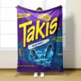 thumbnail image 3 of Takis Chili Vibrant Soft Flannel Blanket Ultra Cozy Throw for Bed Sofa Travel Camping - Birthday Gift 1pc, 3 of 9