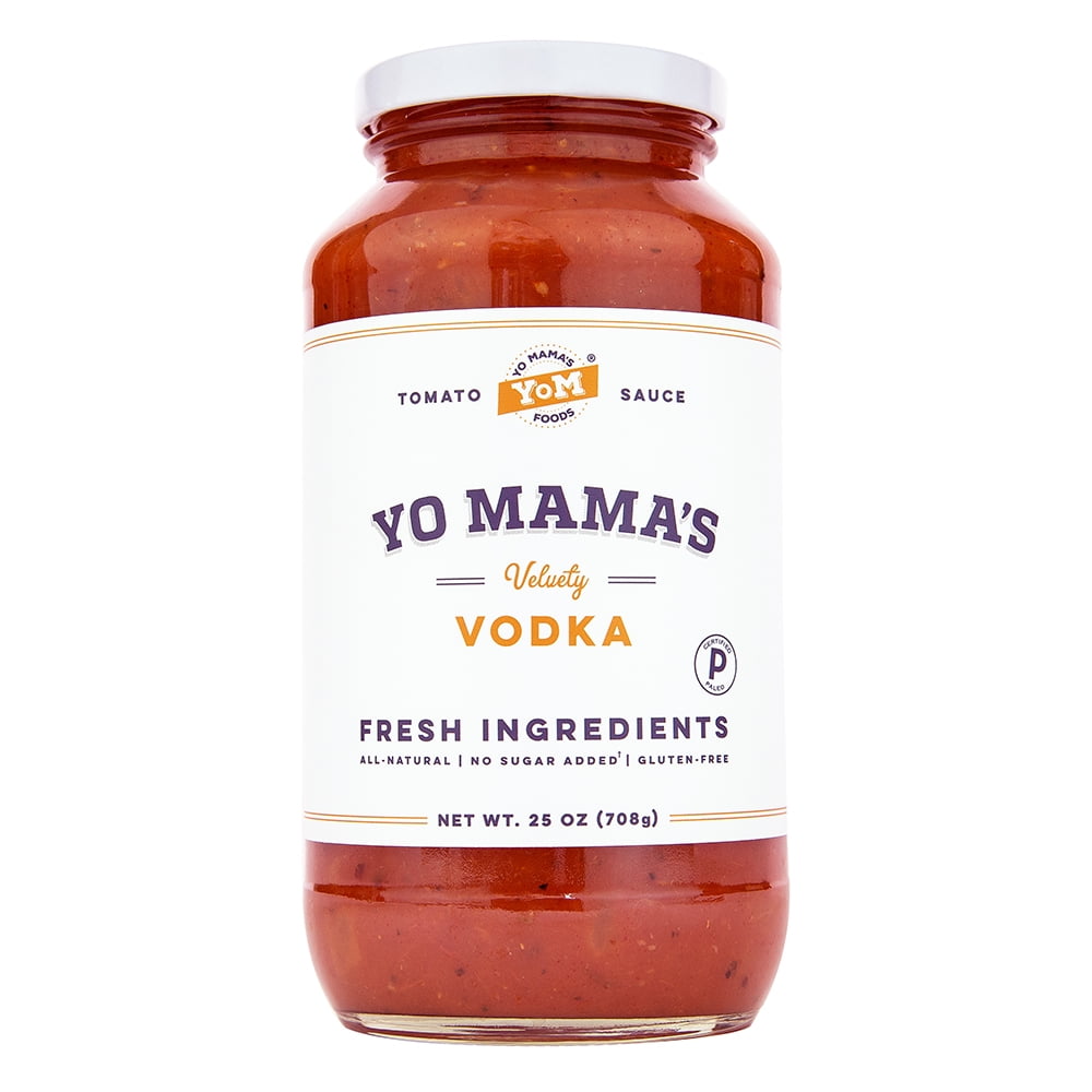 Yo Mama's Foods Keto Vodka Pasta Sauce - 2-Pack - No Sugar Added, Low Carb, Low Sodium, Gluten Free, Paleo Friendly, and Made with Whole, Non-GMO Tomatoes