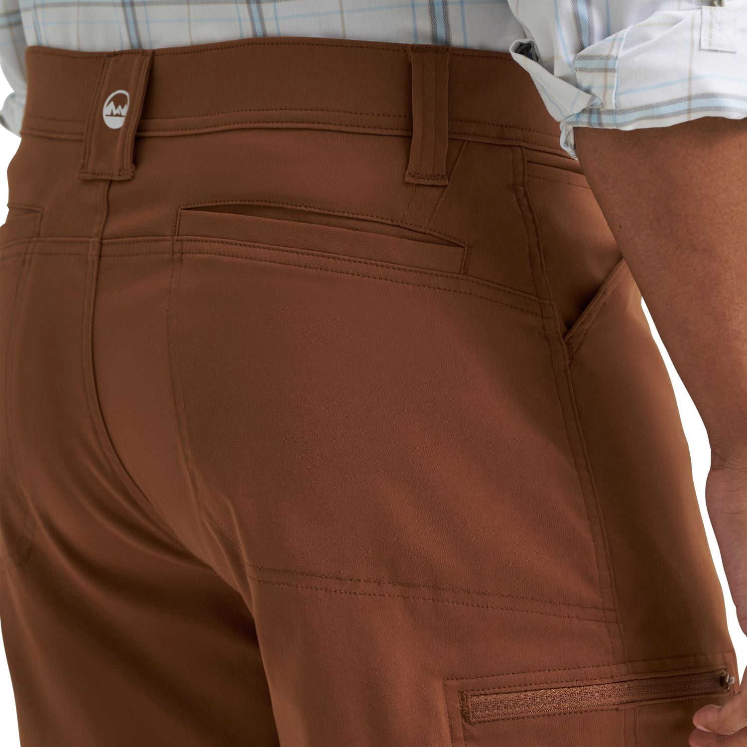 Wrangler® Men's and Big Men's Outdoor Performance Zip Cargo Short with UPF 50+, Sizes 30-48