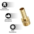 thumbnail image 4 of Unique Bargains 10 Set 8mm 1/4' BSP Male Thread Adapter Brass Hose Socket Compression Fittings with Clamps, 4 of 8