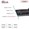 thumbnail image 2 of 359495 359498 Batería de repuesto para Bose SoundLink III 330107 330107A 0330107 330105 330105A 0330105 Soundlink 2 3 Soundlink Altavoz móvil Bluetooth II III 404600 404800 404900 414255 11,1 V 2230mA, 2 of 5