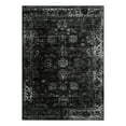 thumbnail image 3 of Unique Loom Sofia Collection Area Rug - Casino (7' 1" x 10' Rectangle Black/Ivory), 3 of 12