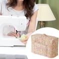 thumbnail image 4 of Rongfmy Floral Sewing Machine Cover Portable Handle Dustproof Convenient with Pocket Style A, 4 of 4