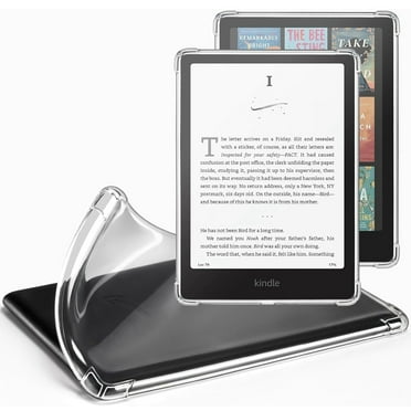 Dteck Clear Case for All-New Kindle Paperwhite 12th Gen 2024 (7") & Kindle Colorsoft Signature Edition (7") - Lightweight, Scratch-Proof Silicone Back Cover,Clear