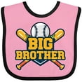 thumbnail image 3 of Inktastic Big Brother Baseball Boys Baby Bib, 3 of 4