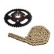 thumbnail image 4 of Piñón de cadena kit de cadena de piñón de acero resistente a la corrosión Larga vida útil para modificar karts para vehículos todo terreno ANGGREK Otros, 4 of 8