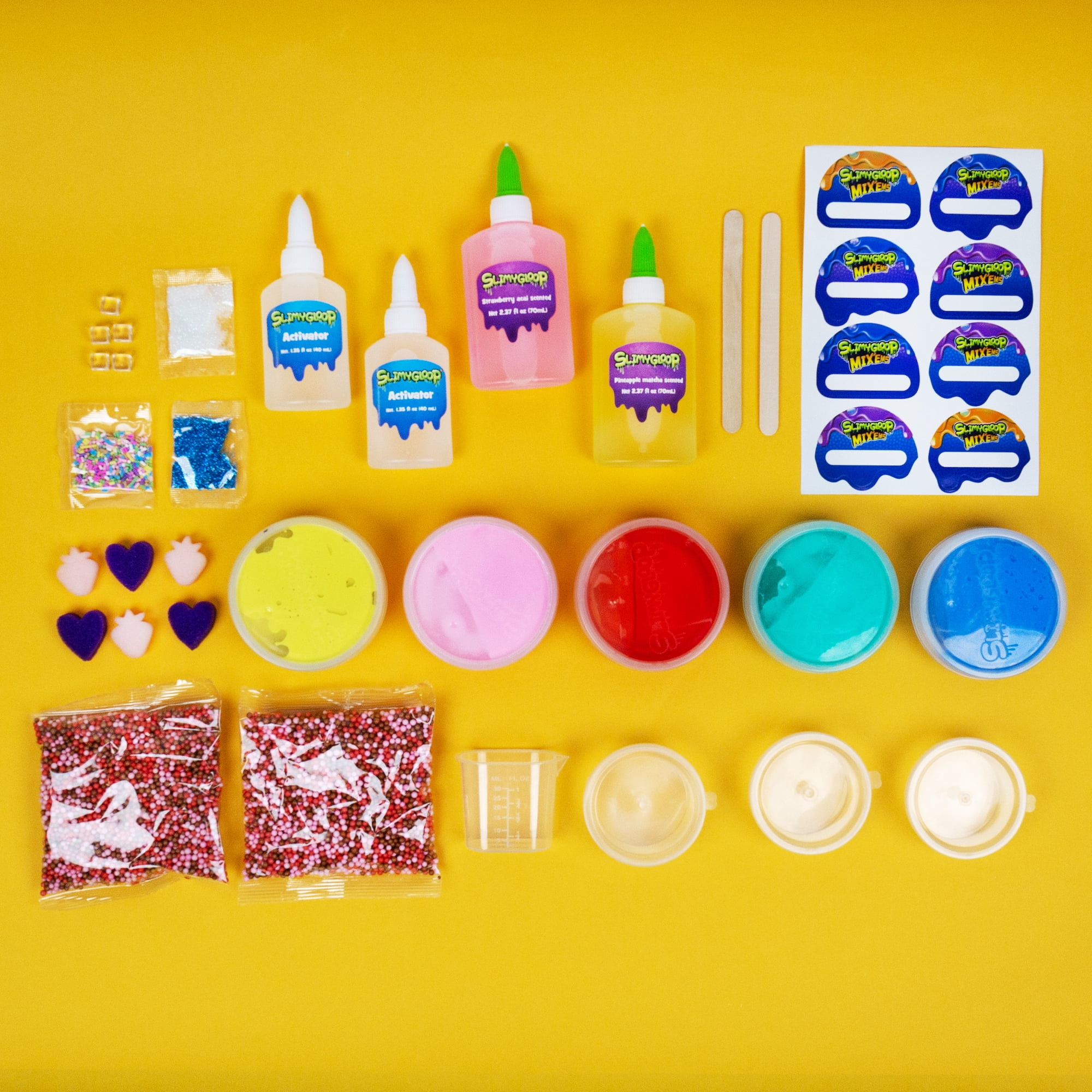 (5 pack) SLIMYGLOOP 2-in-1 Slime Kits