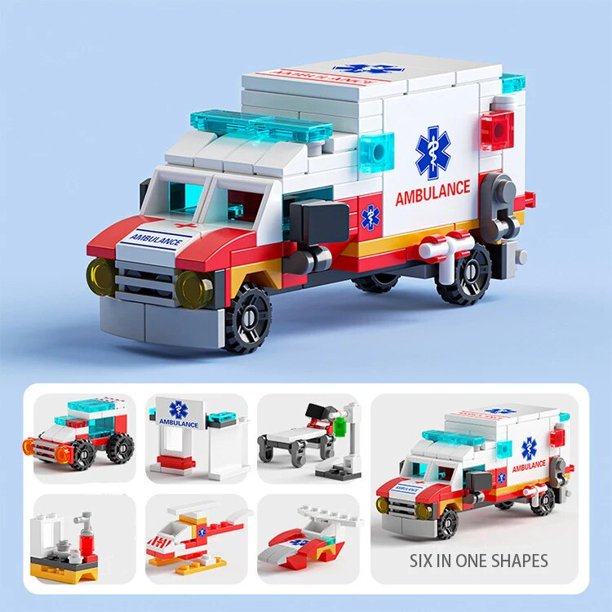 Bloques de construcción de modelo de Puerto espacial de aviación para niños, juguetes de construcción, formas de vehículos, juguetes de desarrollo de inteligencia para bebés, regalo, 6 en 1