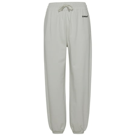 

OFF-WHITE PANTALONE SPORTIVO IN COTONE BIANCO