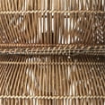 thumbnail image 4 of J&D Designs Nazas 1-Light Farmhouse Rattan & Iron Metal Pendant in Antique Brass, 4 of 6