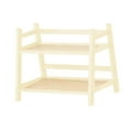 thumbnail image 3 of deevoka Bamboo Double Layer Rack Desk Storage Shelf Mug Holder Home Decoration Practical M, 3 of 9