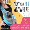 thumbnail image 2 of ¡Cuddlissimo! Bolsa tipo Slingshot para Mascotas - Pequeño Perro Cachorro Gato - Bandolera (Azul), 2 of 3