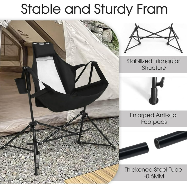 Villeston Hammock Camping Chair Folding Portable Aluminum Alloy